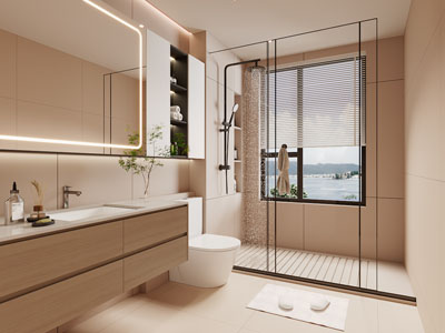 现代洗手间、卫浴间