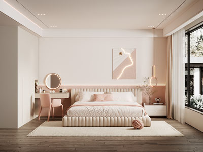 现代轻奢卧室