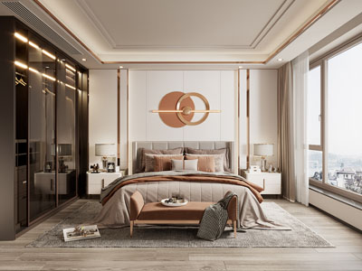 新中式卧室