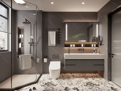 现代洗手间、卫浴间