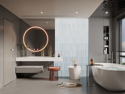 现代洗手间、卫浴间