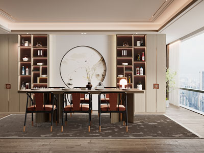 新中式书房