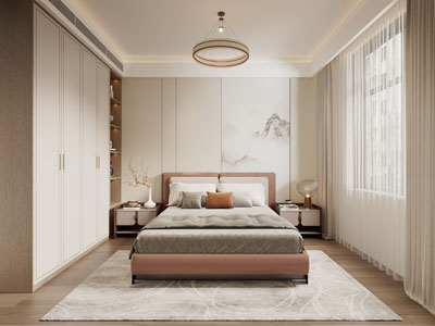 新中式卧室