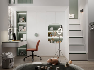 现代卧室、儿童房