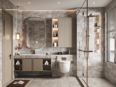 新中式卫浴间、洗手间