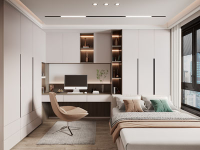 现代榻榻米卧室