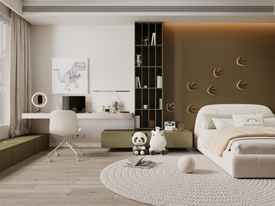 现代卧室、儿童房