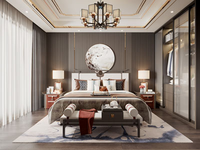 新中式卧室