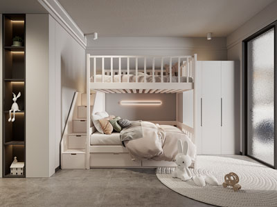 现代卧室、儿童房