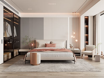 现代卧室
