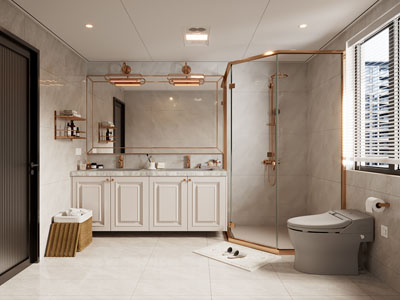 现代轻奢洗手间、卫浴间