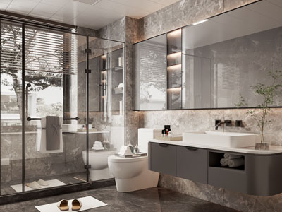 现代卫浴间、洗手间