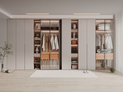 现代衣柜3d模型 现代衣柜