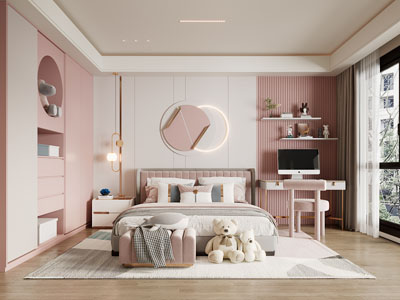 现代卧室、公主房、儿童房