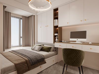 现代榻榻米卧室