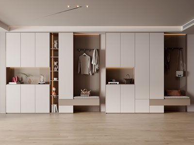 现代玄关装饰鞋柜