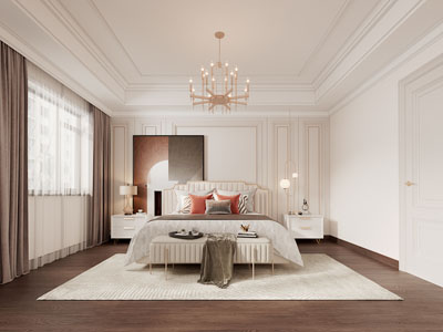 现代轻奢卧室