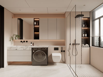 现代洗手间、卫浴间