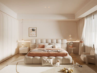 法式卧室、儿童房、公主房