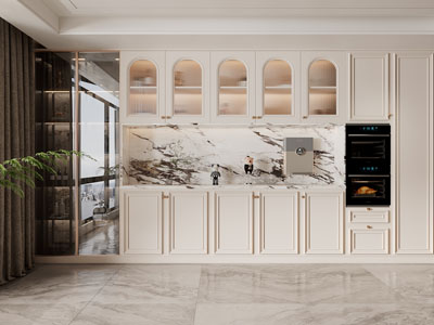 现代餐厅酒柜3d模型 现代餐厅酒柜