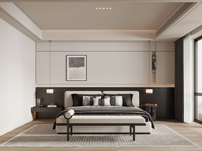 新中式卧室