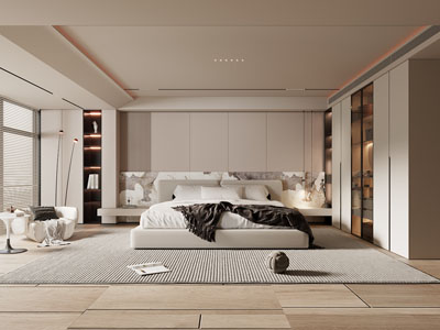 现代卧室