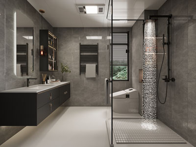 现代卫浴间、洗手间