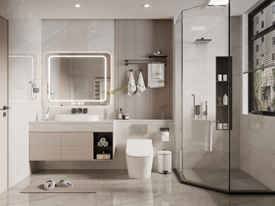 现代卫浴间、洗手间