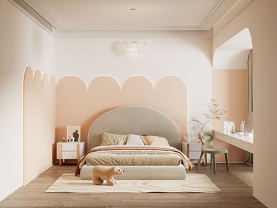 现代卧室、儿童房