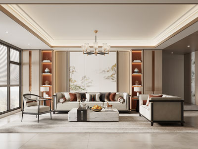 新中式客厅