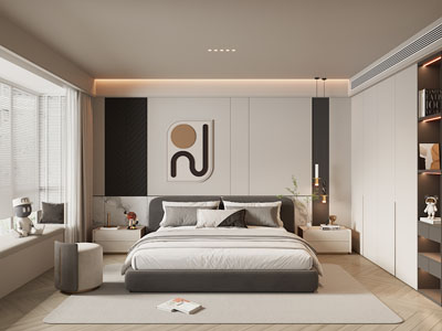 现代卧室