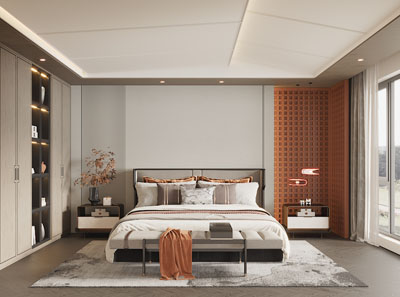 新中式卧室