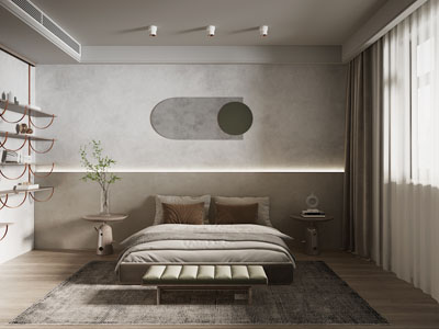 侘寂风卧室