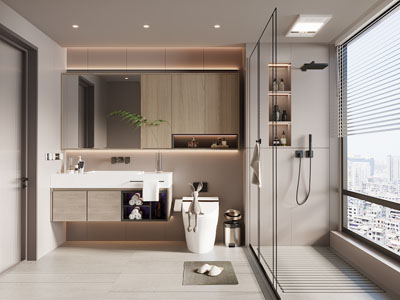 现代卫浴间、洗手间