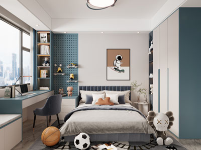 现代卧室、儿童房