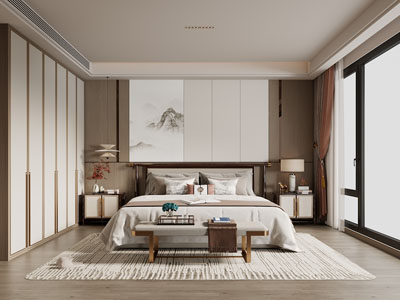 新中式卧室