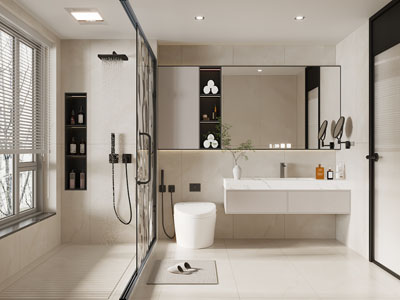 现代卫浴间、洗手间