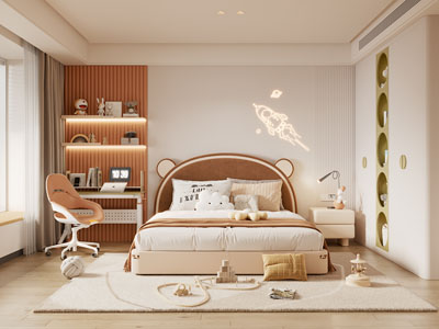 现代卧室、儿童房