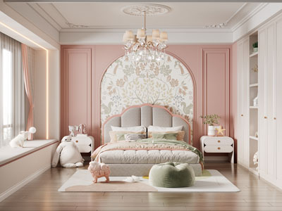 法式卧室、儿童房、公主房