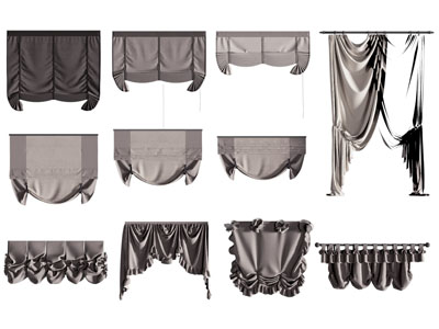 现代罗马帘、卷帘