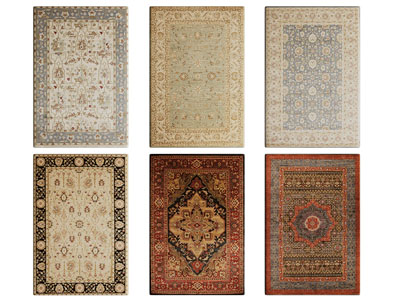 中东民族风长方形地毯3d模型 中东民族风长方形地毯