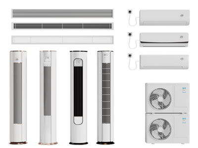 现代柱形空调、空调出风口3d模型 现代柱形空调、空调出风口