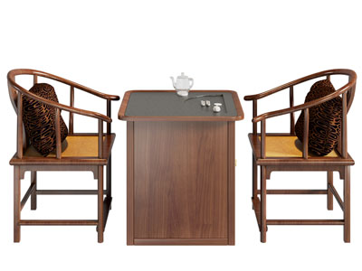新中式茶桌椅组合