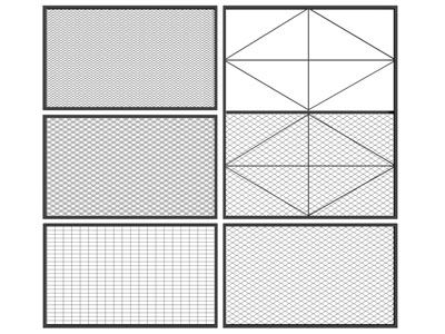 工业风loft金属网隔断3d模型 工业风loft金属网隔断
