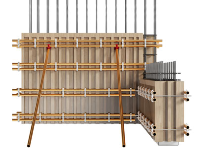 现代带支撑的剪力墙