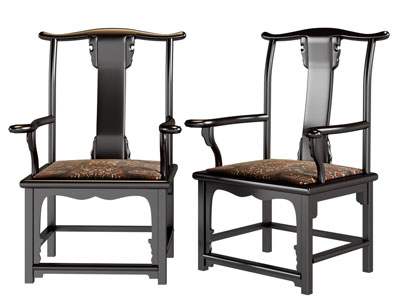 新中式扶手椅子、休闲椅子