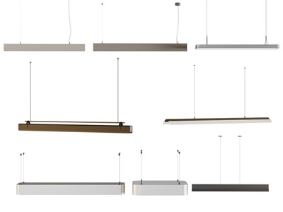 现代办公一字吊灯