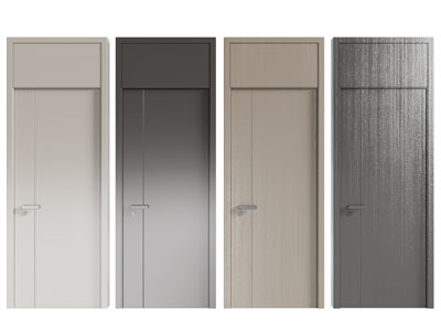 现代单扇平开门