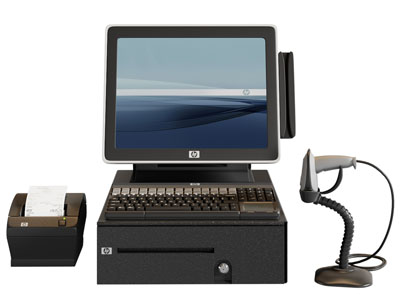 现代收银扫描机商业设备3d模型 现代收银扫描机商业设备