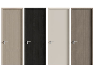 现代单扇平开门